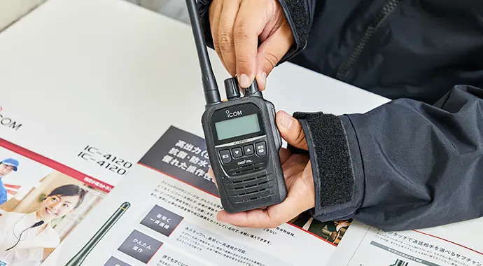 無線機の写真
